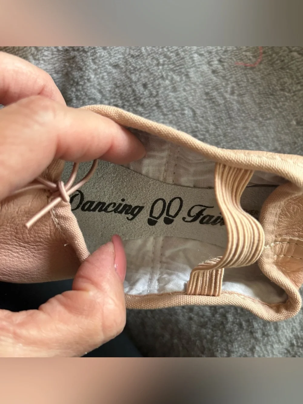New Dancing Fair Girls Pink Leather Ballet Shoes/Slippers